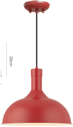 Moderna visilica PD102-1 ORANGE/WH inside fi37,5xH29, E27, 1x60W