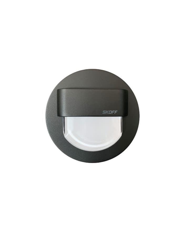 Ugradbena zidna svjetiljka Rueda Black 0,8W IP66 4000K