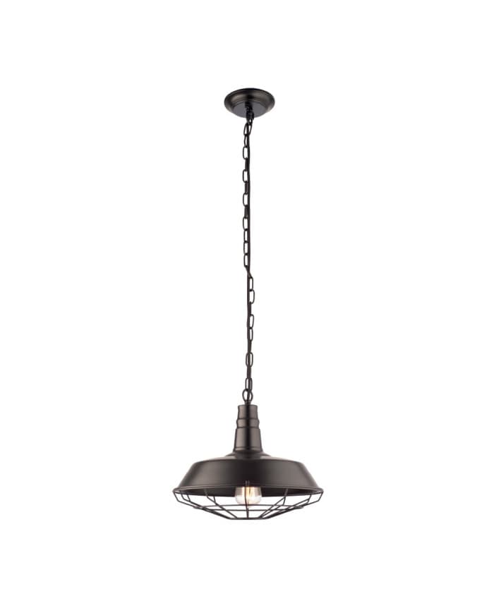 Pendant light CD1075-1B MT BLACK FI36XH22 E27, 1X60W