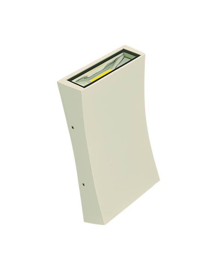 Zunanja stenska svetilka CDR020022 WHITE 2*6W IP54 230*143*41 CCT