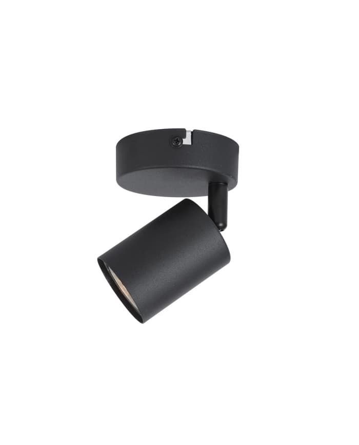 Zidni/stropni reflektor SL ROTO1 black metal base 1*GU10