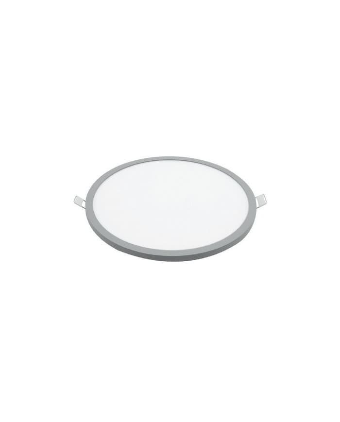 SD-P005-6DW panel, antr.grey, Round reccesed, 4000K, SMD2835, fi90x13mm EMC st.