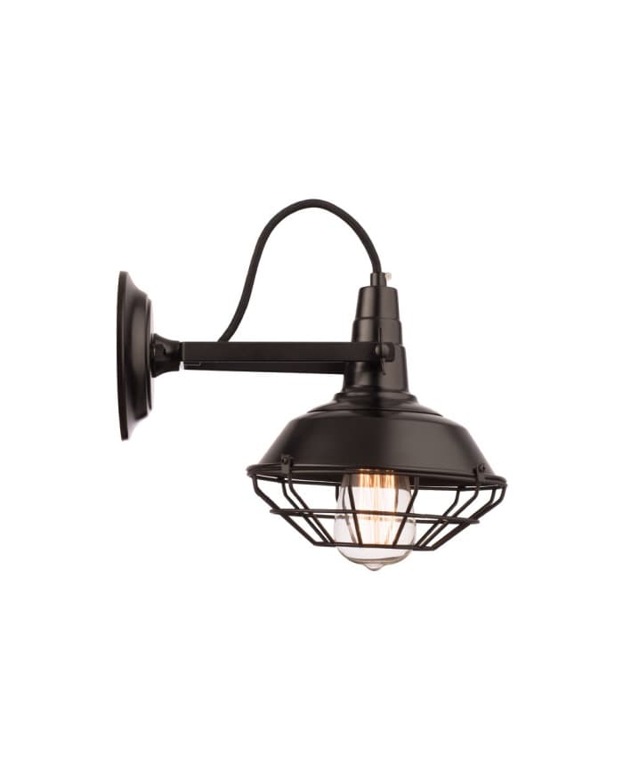 Zidna svjetiljka WL 101-1B MT BLACK W20*D25*H20, E27,1X60W