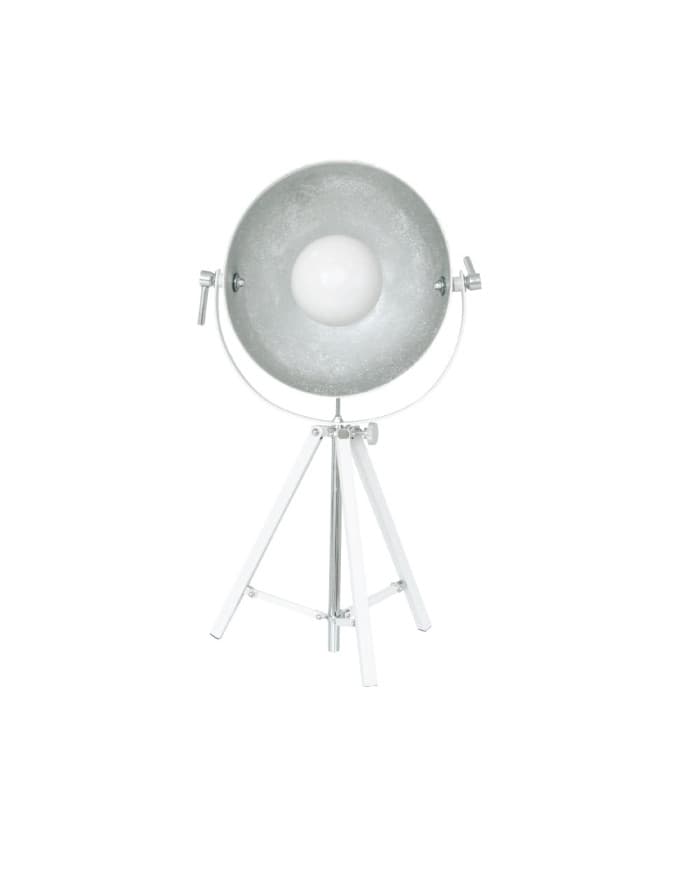 Stolna svjetiljka E27 CI-S6004-21 WHITE/CHROME/SILVER 40*30*73cm