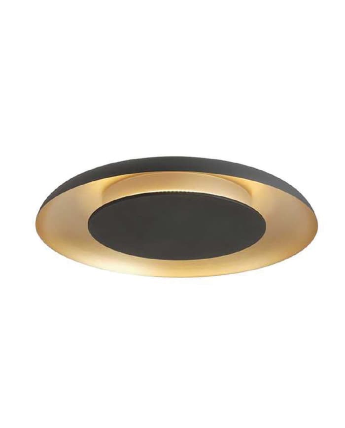 LED plafonjera ARROTONDATO-C-400/24 MBL/GOLD CCT 24W fi400*60
