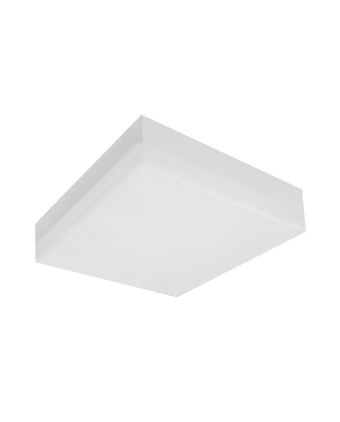 Plafonjera LED-CL8-D280-AC220-240V-18W-4000K-1620lm-Square-IP44
