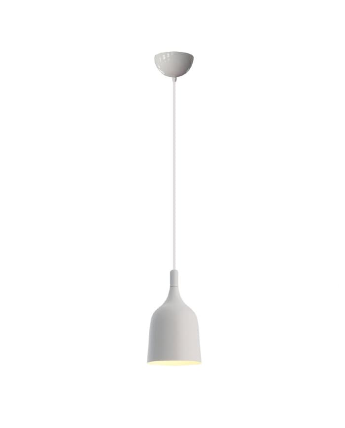 Moderna visilica PD121-1C WHITE/WHITE inside fi15xH26, E27, 1x60W