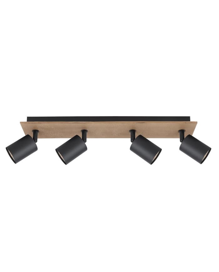 Zidni/stropni reflektor SL WOOD/ROTO 4 GU10
