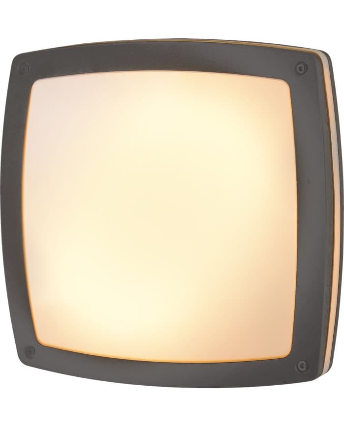 Plafonjera UH1171-6205 GLOW - SQUARE E27 IP54 DARK GREY 300x300x100