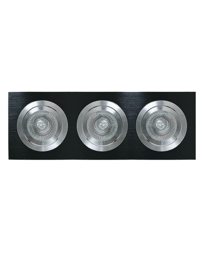 Halogenska vgradna APL4393-2 BLACK/ALU