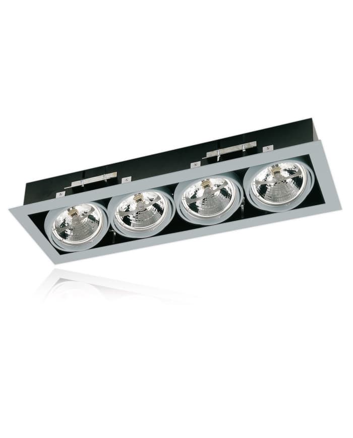 Ugradbena stropna svjetiljka Hi-spot AR 111 ELC-4111 SILVER