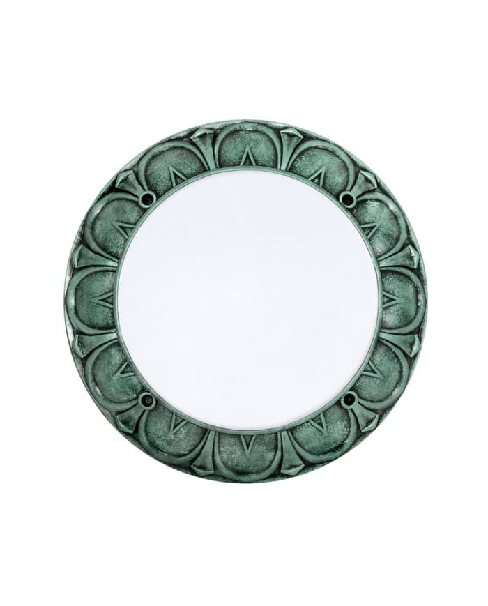 Zidna / stropna svjetiljka RITA E-27 ANTIQUE GREEN/OPAL