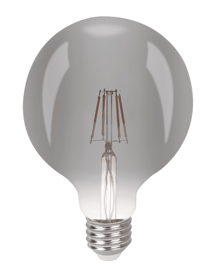 Žarulja LED-Filament Bulb-G125-E27-AC220-240V-6W-2700K-720lm-smoky