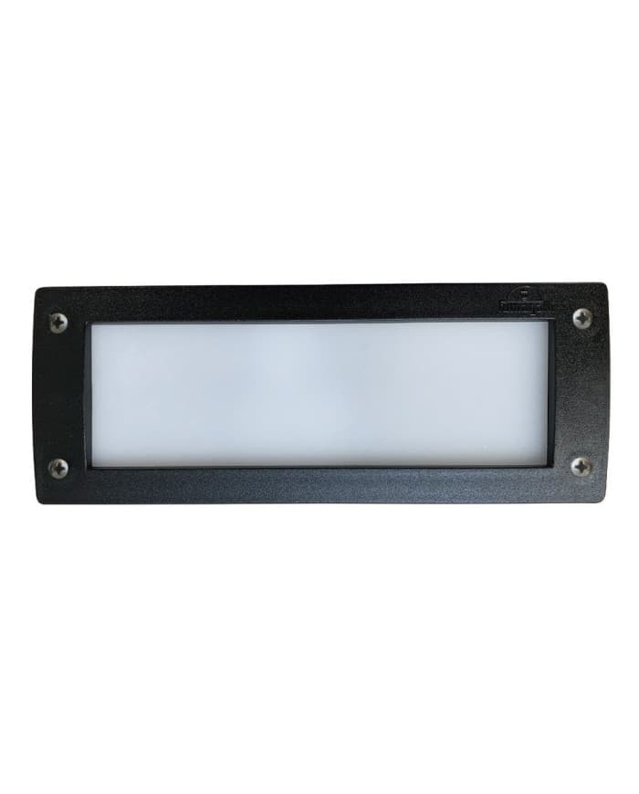 Recessed wall luminaire LETI 300 BLACK GX53 LED 6W (2*3W) 3000K
