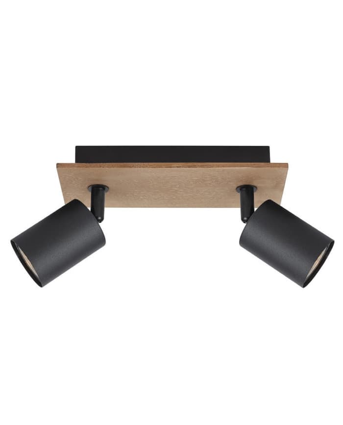 Zidni/stropni reflektor SL WOOD/ROTO 2 GU10