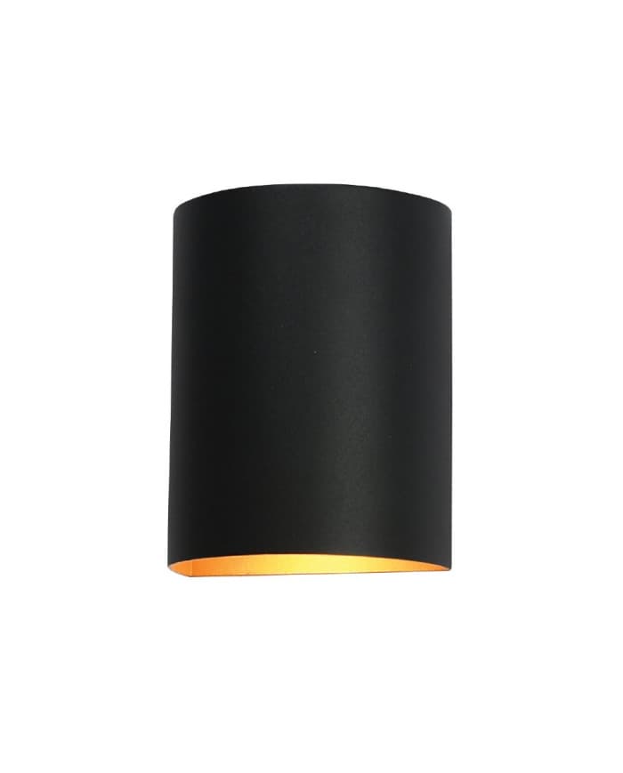 Zidna svjetiljka META TUBO S1 ALU BLACK/GOLD