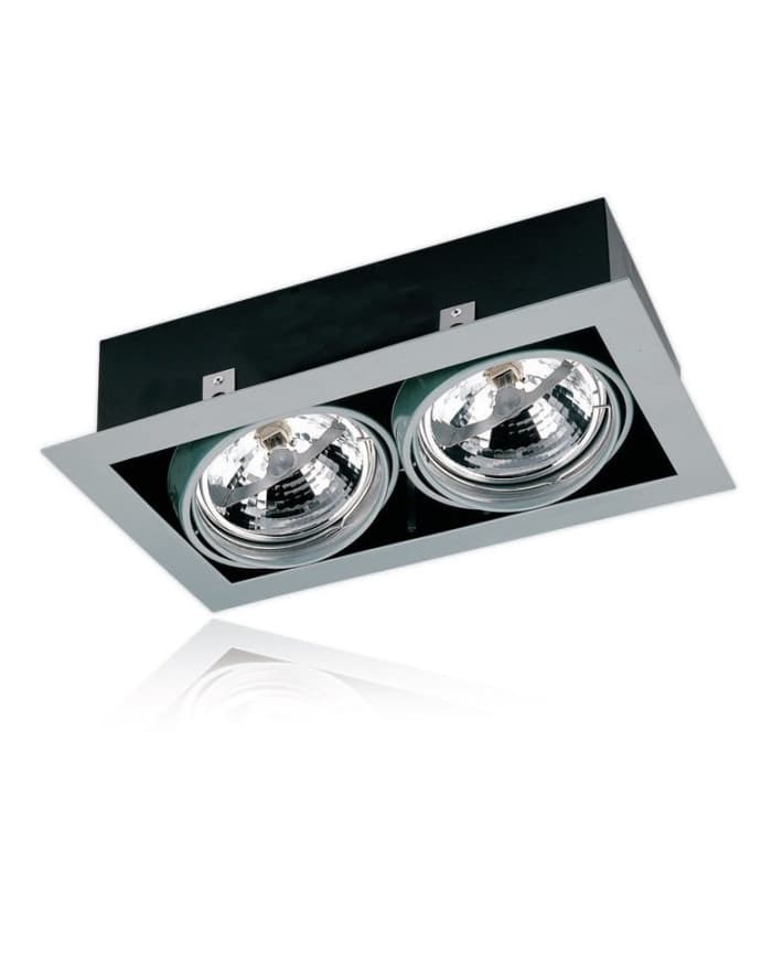 Ugradbena stropna svjetiljka Hi-spot AR 111 ELC-2111 SILVER