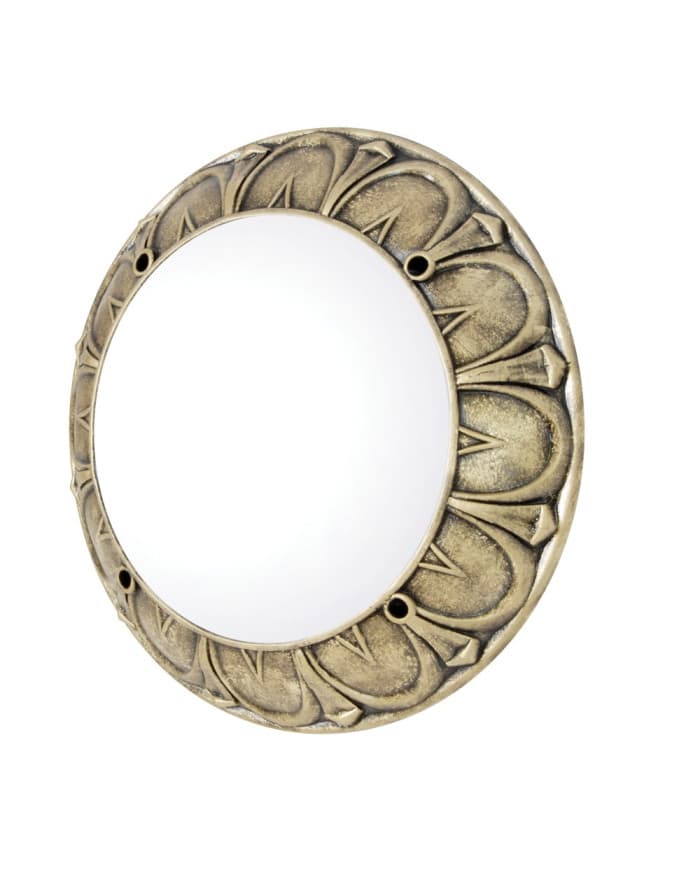Zidna / stropna svjetiljka RITA E-27 ANTIQUE BRONZE/OPAL
