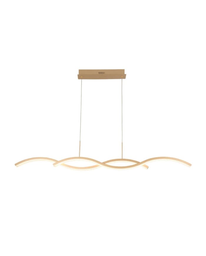 LED visilica ONDULATO-P-1200/36 BRUSH GOLD CCT 36W 1200*60*1500
