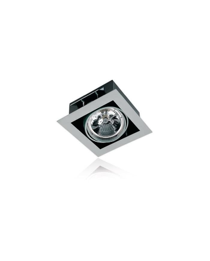 Ugradbena stropna svjetiljka Hi-spot AR 111 ELC-1111 SILVER