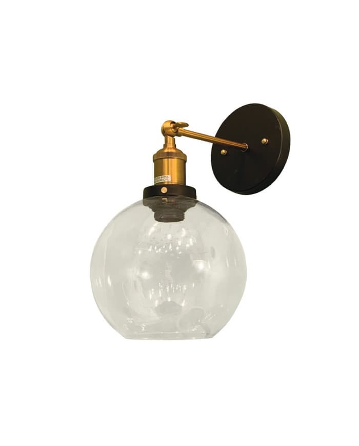 Stenska svetilka LOFT281+W prozorno steklo D200mm