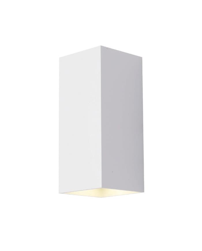 Wall light CUBO D2 ALU WHITE