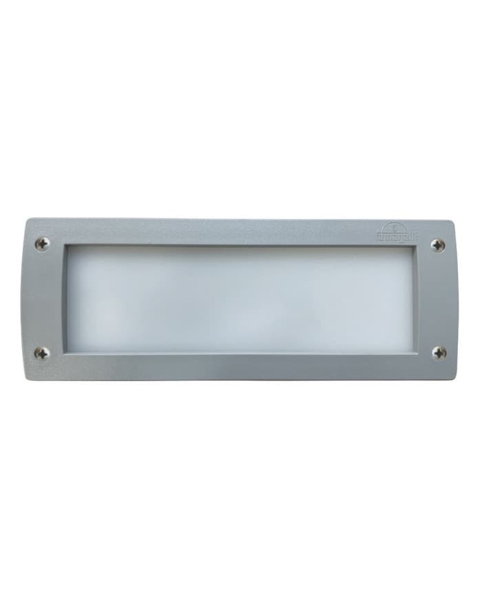 Recessed wall luminaire LETI 300 GREY GX53 LED 6W (2*3W) 3000K