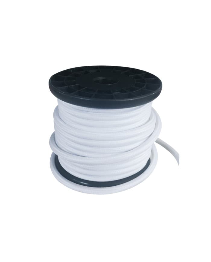 Vodič dekorativni Fabric 2*0,75mm2 10m White