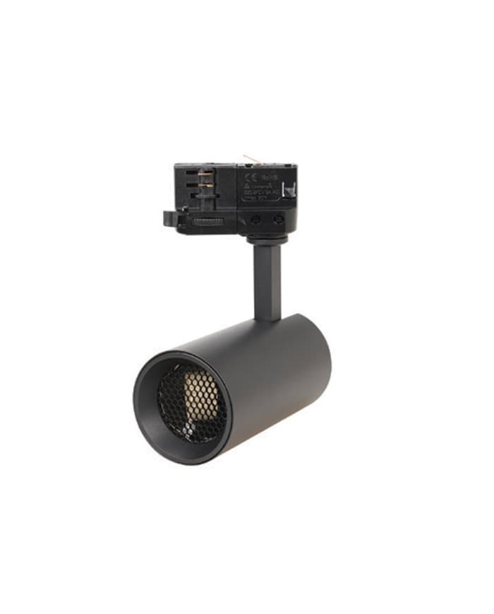 Tračna svjetiljka Track light-TLGU4-GU10- lamp: D65X120mm-Pole: 70mm, black