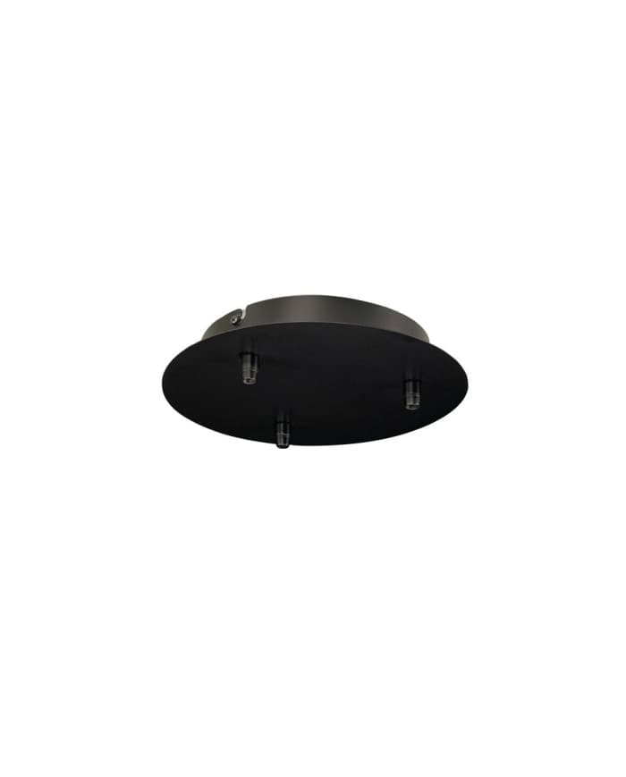 Rozeta okrugla - Canopy 3 lights black D250mm