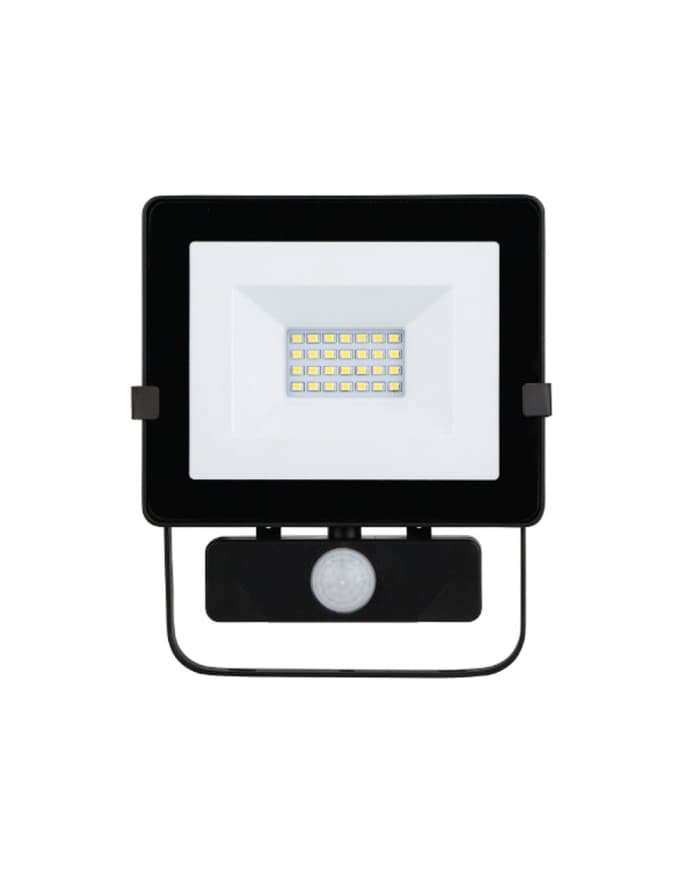 Reflektor LED-BLS-FL-220-240V-20W-4000K-1600lm-IP54-PIR
