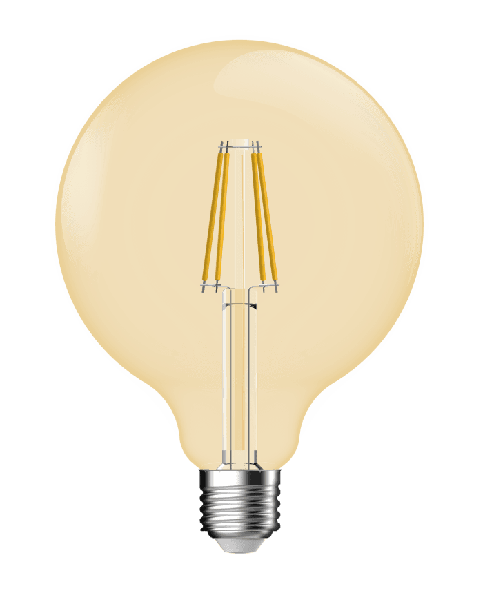 Žarulja LED-Filament Bulb-G125-E27-AC220-240V-6W-2700K-720lm-golden