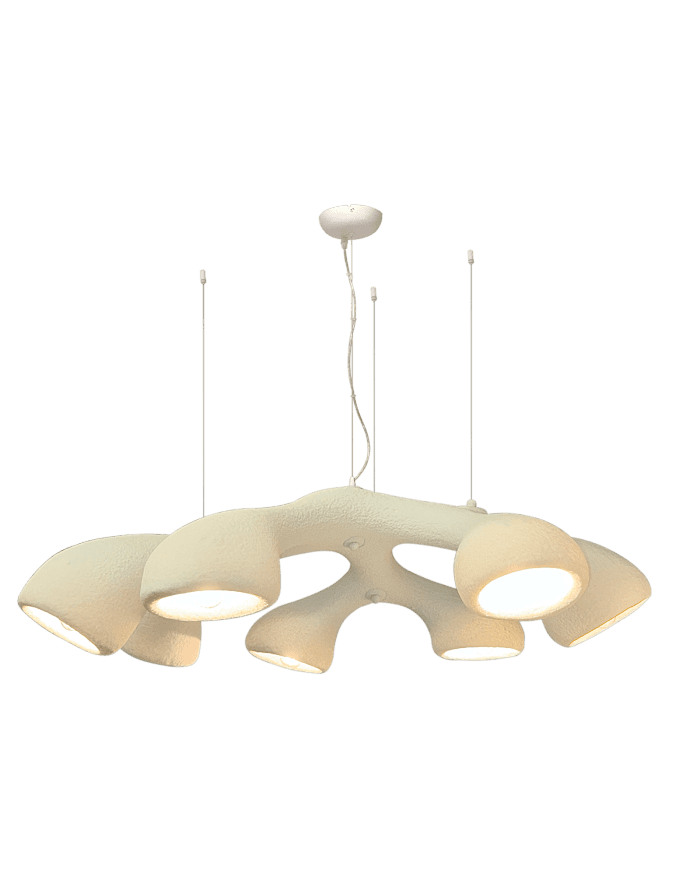 Pendant light KORALIA-P-7 C-074660-7 white IP20 7xE27 L1070xW600xH300mm