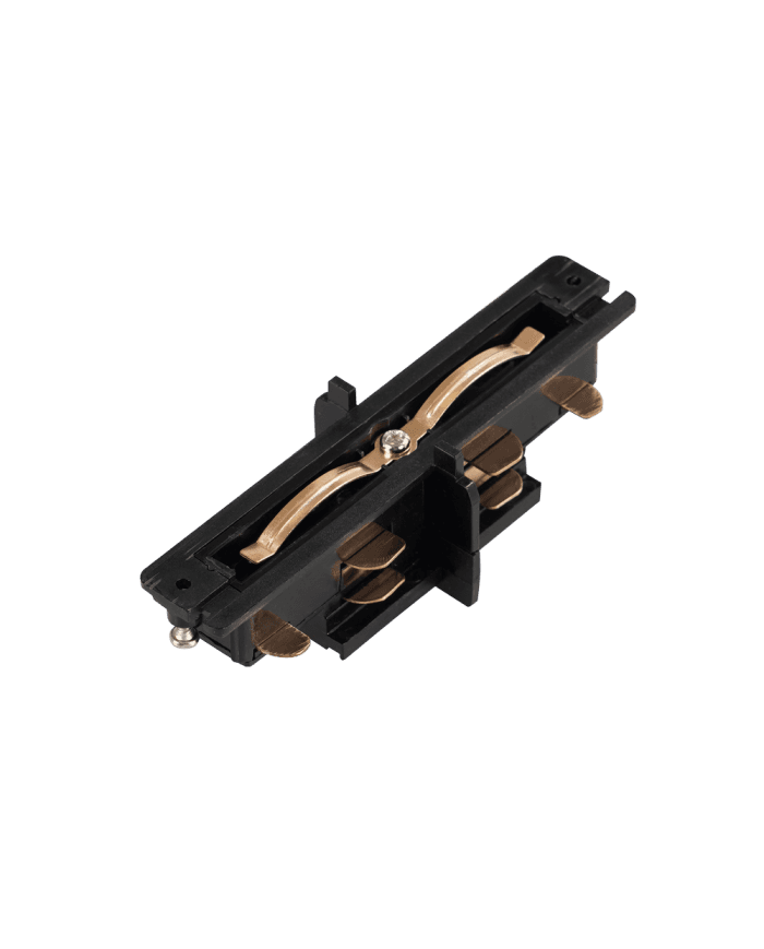 MINI middle connector for 6-wire track — black