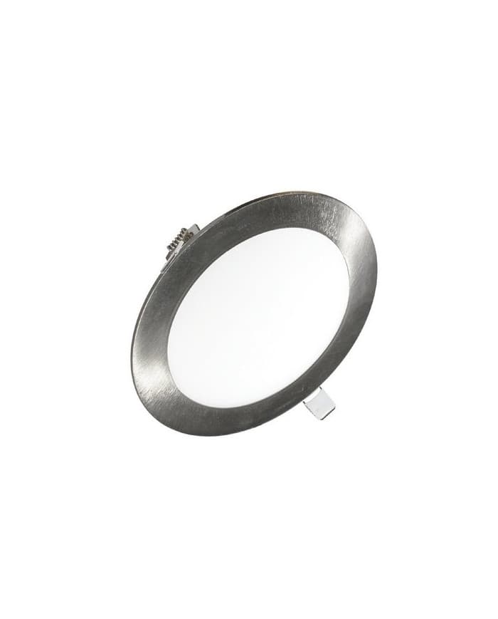 SD-P001N-24DW round. sl LED panel, nickel, 4000K, AC85-265V, Epistar, fi300*13