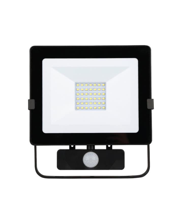 Reflektor LED-BLS-FL-220-240V-30W-4000K-2400lm-IP54-PIR