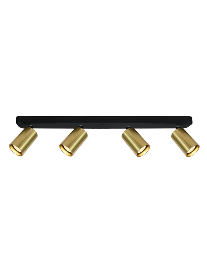 Stropna svjetiljka SPOT 4 BRASS 4xGU10
