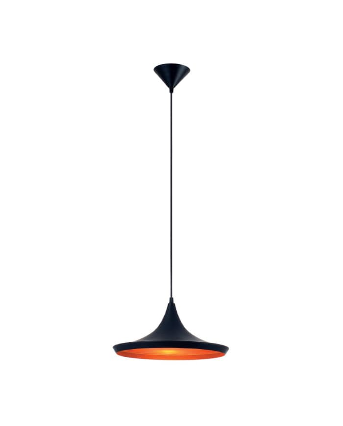Moderna visilica PD48-1B MT BLACK/GOLD inside FI 36X H126 1XE27/60W