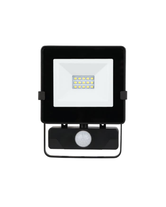 Reflektor LED-BLS-FL-220-240V-10W-4000K-800lm-IP54-PIR