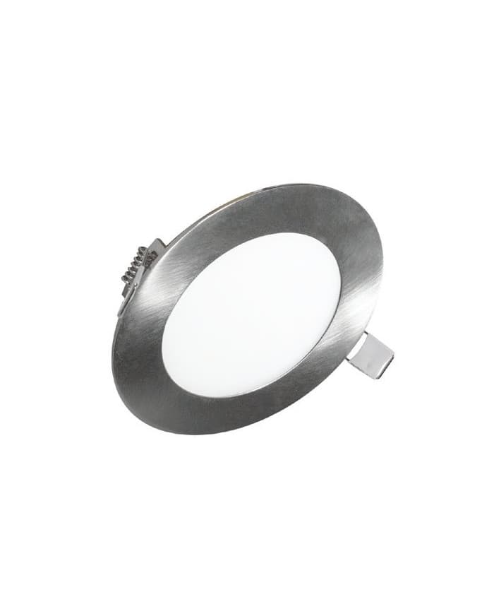 SD-P001N-9DW 9W round slim LED panel, nickel, 4000K, AC85-265V, Epistar, f145*13