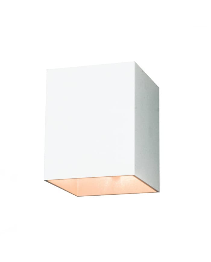 Zidna svjetiljka MURO RETTANGOLARE WH/SILVER G9/40W IP20