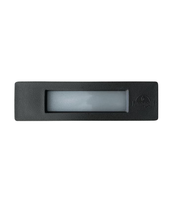 Recessed wall luminaire NINA 190 BLACK OPAL R7S LED 7.5W CCT