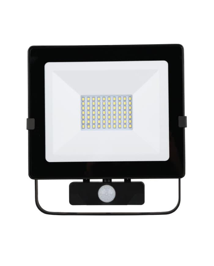 Reflektor LED-BLS-FL-220-240V-50W-4000K-4000lm-IP54-PIR