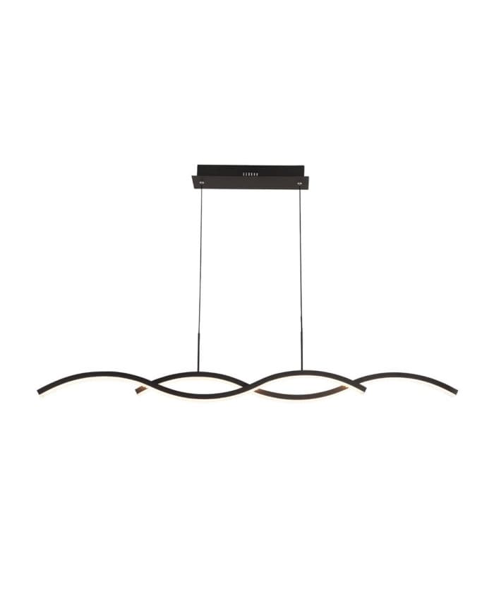 LED visilica ONDULATO-P-1200/36 SANDY BLACK CCT 36W 1200*60*1500