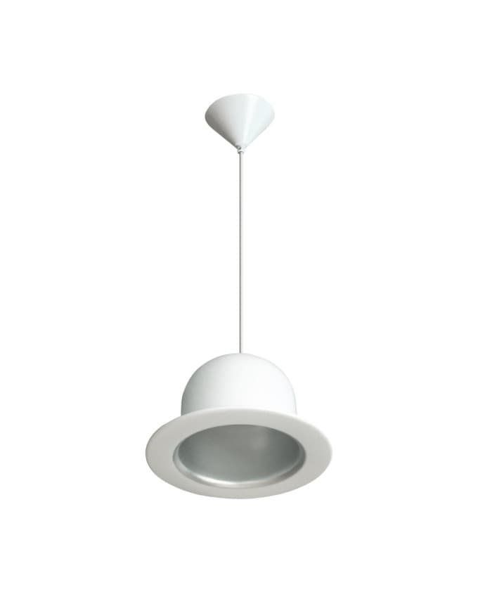 Moderna visilica PD46-1B MT WH/ SILVER inside FI 25X H125 1XE27/60W