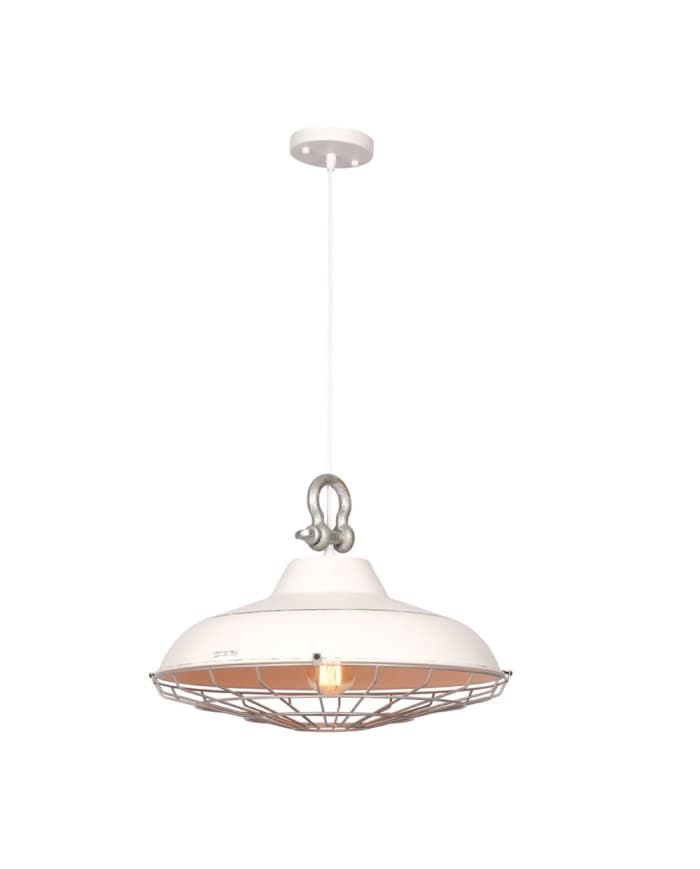 Moderna visilica LOFT241 WHITE/SILVER D460*H200mm