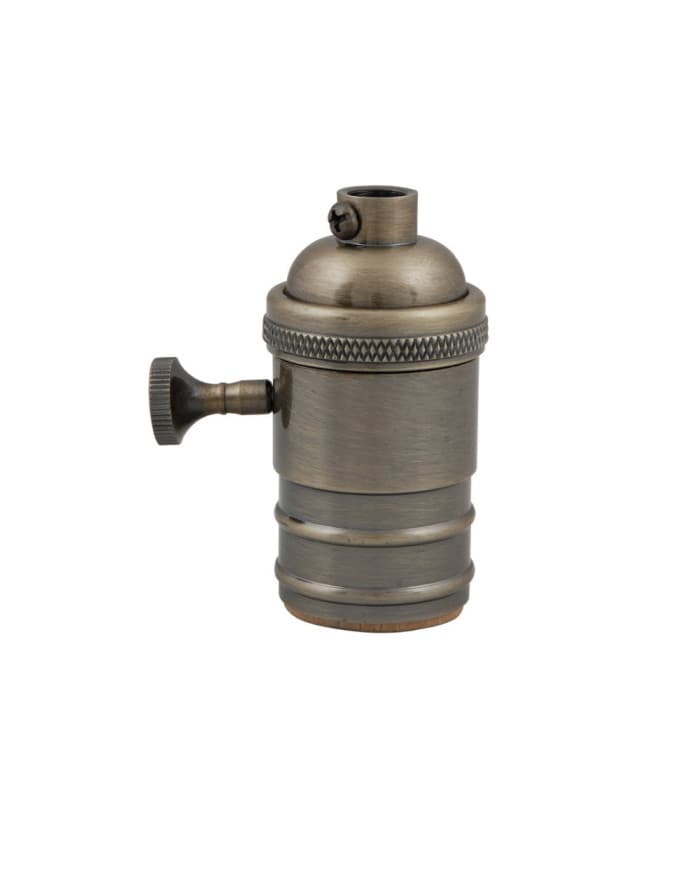 Grlo T0102 Brass plated bronze colour, with switch, 007 black