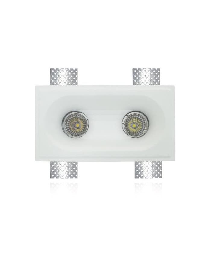 Halogen recessed plaster/gypsum 2xGU5.3 MR16/35W GQD2015