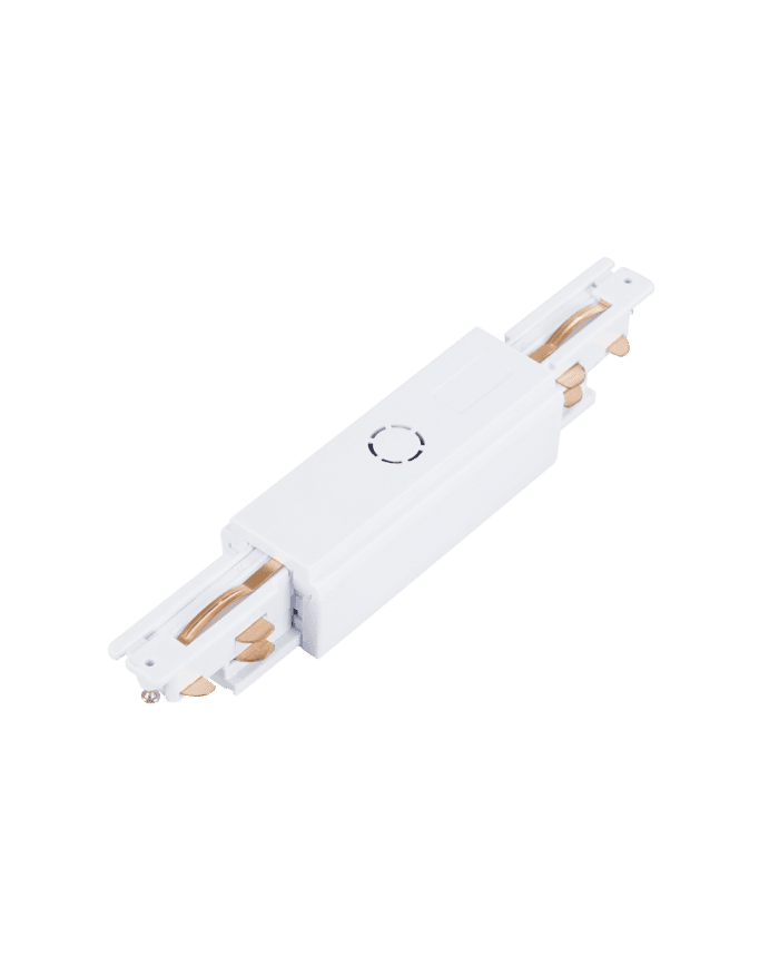 Middle connector for 6-wire track — white