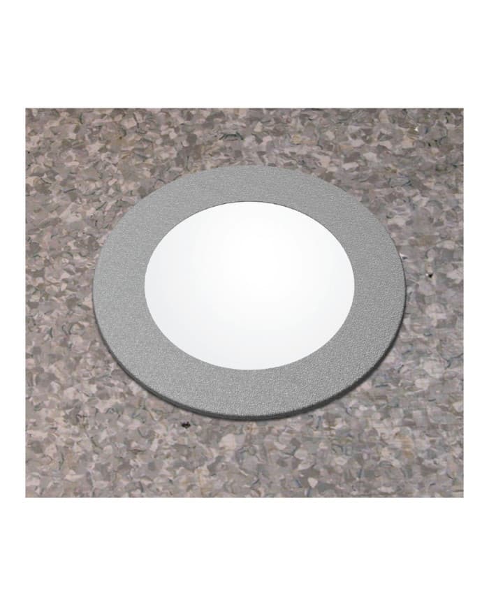 Podna ugradbena svjetiljka CECI 120 GREY FROSTED GX53 LED 3W CCT